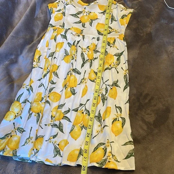 🌻H&M | Lemon Drop Sun Dress - sz 2 - Picture 8 of 12